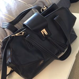 Large black purse